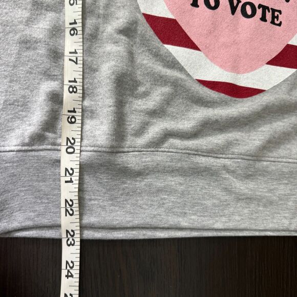 Wildfox Sweatshirt Women Medium Republican Democrat Vote Election Mouth Tongue - Picture 10 of 10